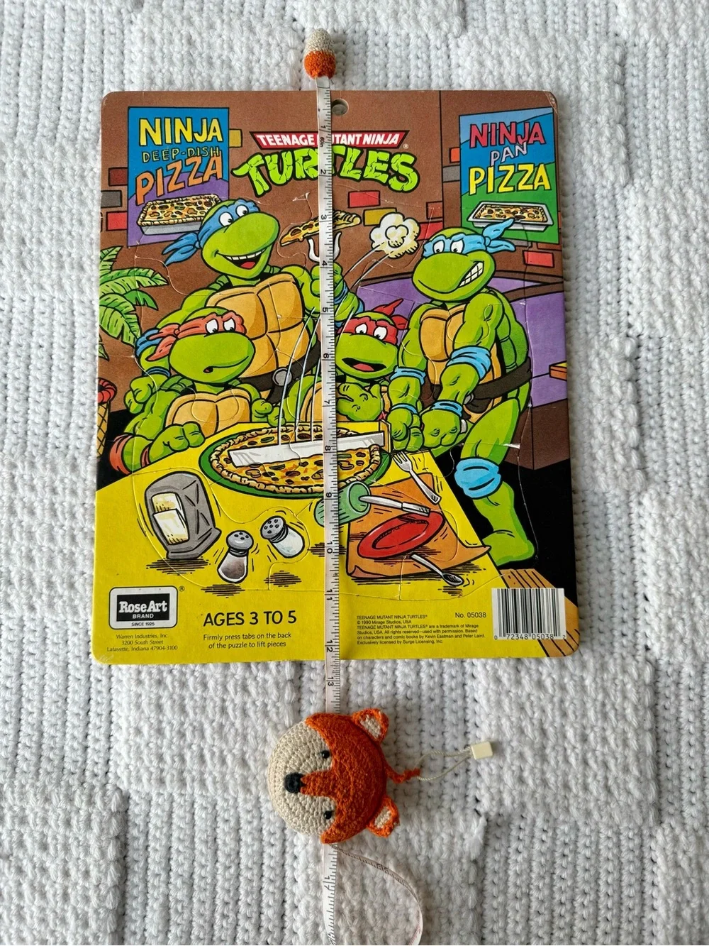 1990 Rose Art Teenage Mutant Ninja Turtles  Puzzle